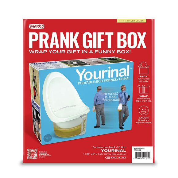 Prank gift box for Yourinal portable urinal 