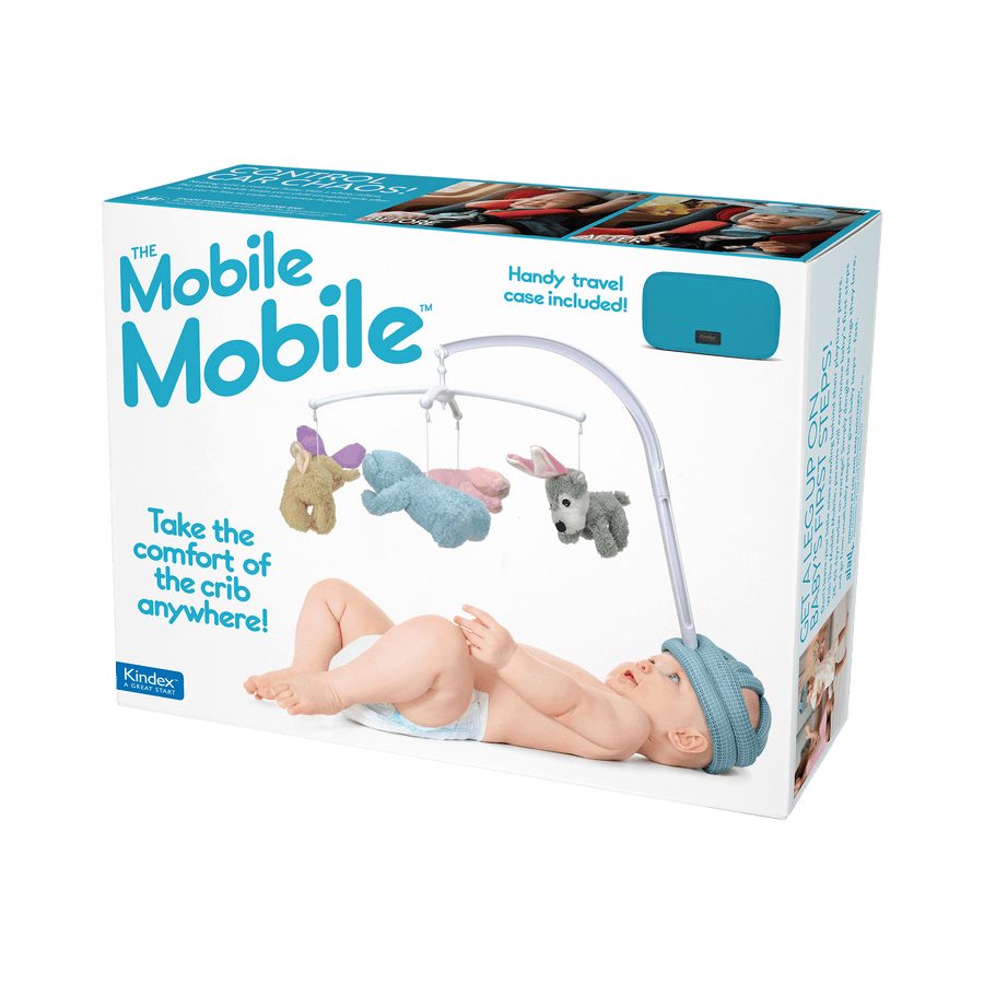 4 Pack Medium Boxes: BABY: Baby Shield, Birthie Stick, Crib Dribbler, Mobile Mobile